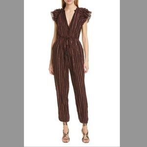 Ulla Johnson (NEVER WORN) Metallic striped jumpsuit